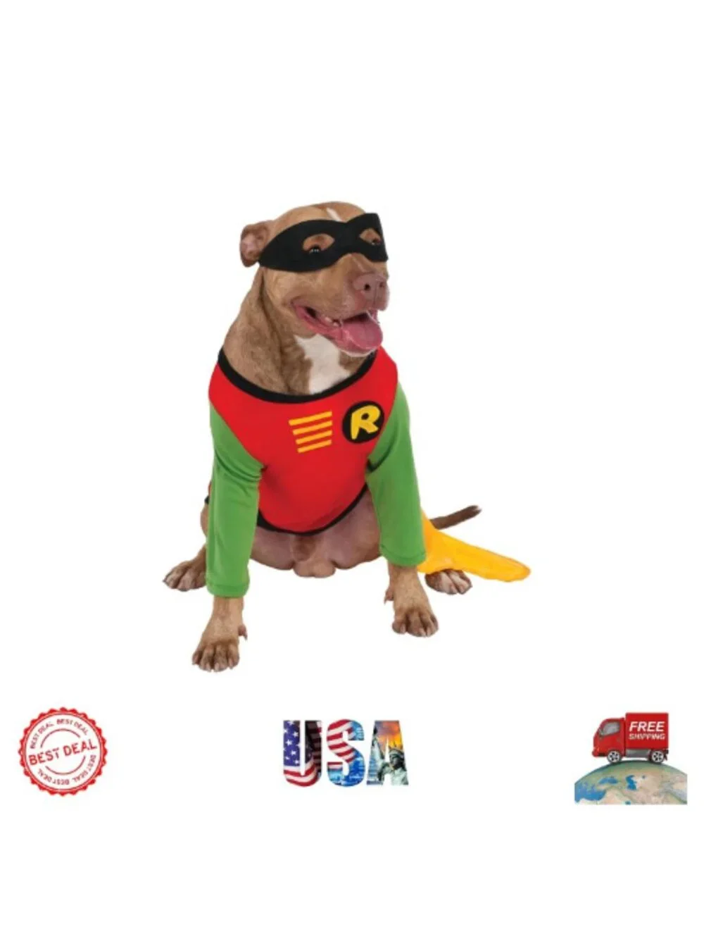 Rubies Teen Titans: Robin Pet Costume for Dogs or Cats